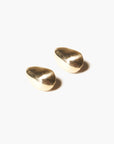 Odette New York Brass Shield Earrings