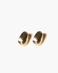 Odette New York Brass Shield Earrings