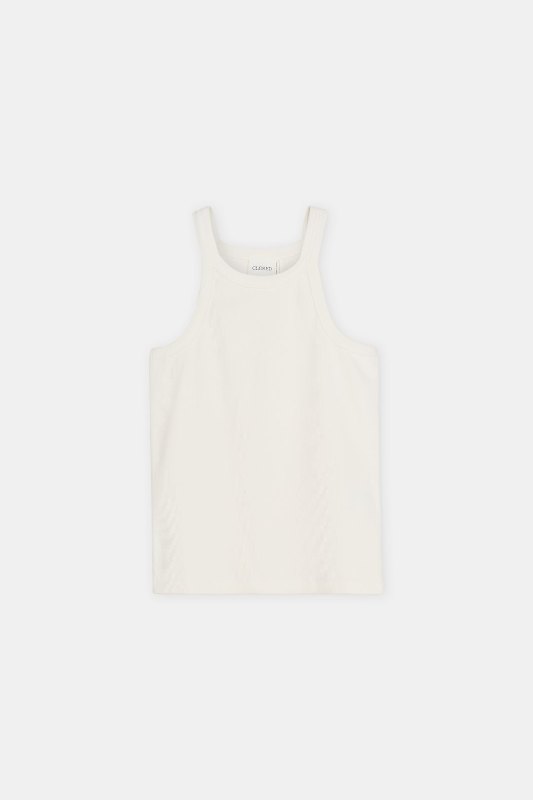 Closed Ivory Racer Top