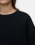 Closed Embroidered Crewneck Black