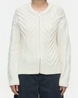 Closed Crew Zip Cardigan Ivory