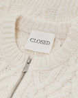 Closed Crew Zip Cardigan Ivory