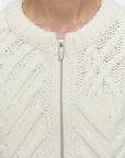 Closed Crew Zip Cardigan Ivory