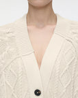 Closed Ivory Organic Cotton Cardigan