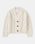 Closed Ivory Organic Cotton Cardigan