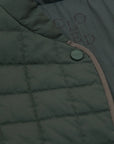 Closed Reversible Quilted Coat Pini Green