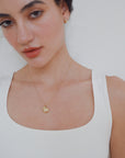 Odette New York Brass Comma Necklace