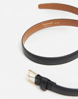 Flattered Barbara Belt Leather Black