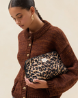 Loeffler Randall Frances Leopard Cosmetic Case