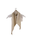 Hannayoo Works Dia T Undyed Cashmere Bandana in Airy Sand