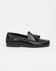 Jamie Haller Black Tasselo Moc Loafer