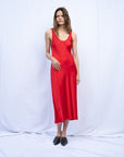 Raquel Allegra Scarlet Valentina Midi Dress