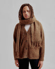 Sayaka Davis Brushed Mohair Scarf in Spices