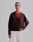 Sayaka Davis Balloon Sleeve Cardigan in Wood