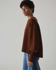 Sayaka Davis Cinnamon Balloon Sleeve Sweater