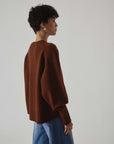 Sayaka Davis Cinnamon Balloon Sleeve Sweater