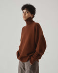 Sayaka Davis Highcollar Sweater Cinnamon