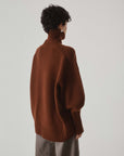 Sayaka Davis Highcollar Sweater Cinnamon