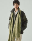 Sayaka Davis Matcha Brushed Mohair Scarf