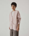 Sayaka Davis Blush Mohair Cardigan