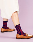 Nautical Stripe Crew: Blue / OS