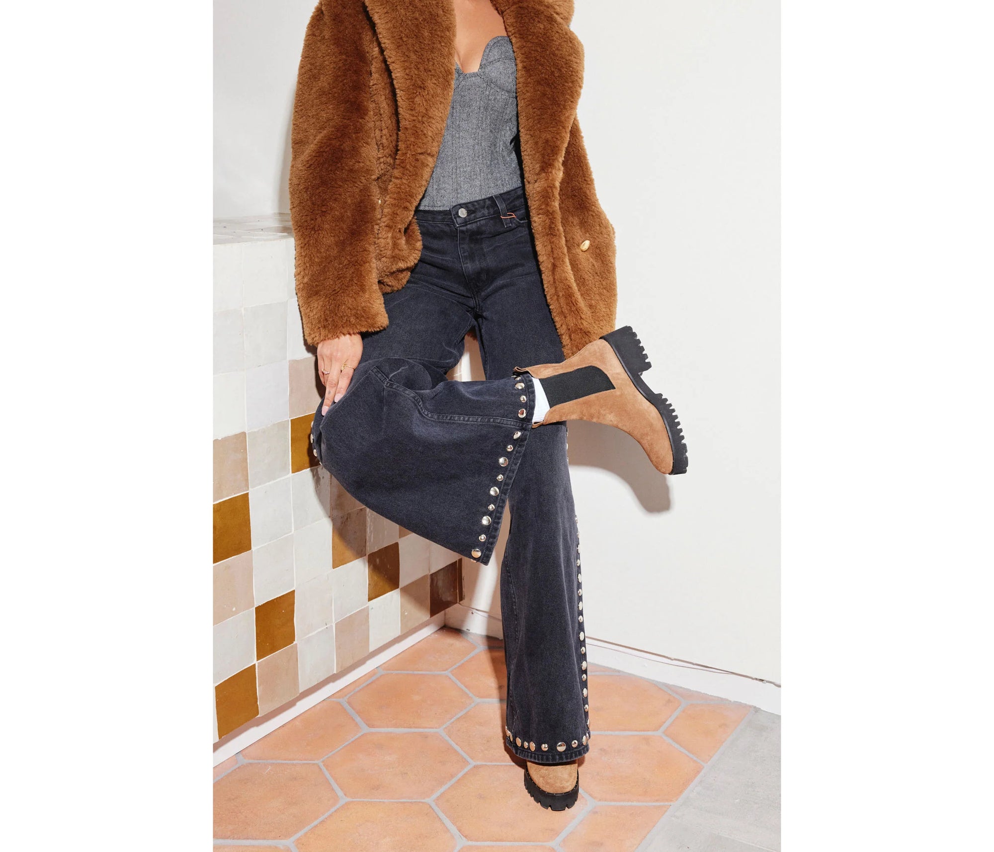 Freda Salvador Brooke Brown Boot