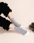 Hansel from Basel Nautical Stripe Crew Socks