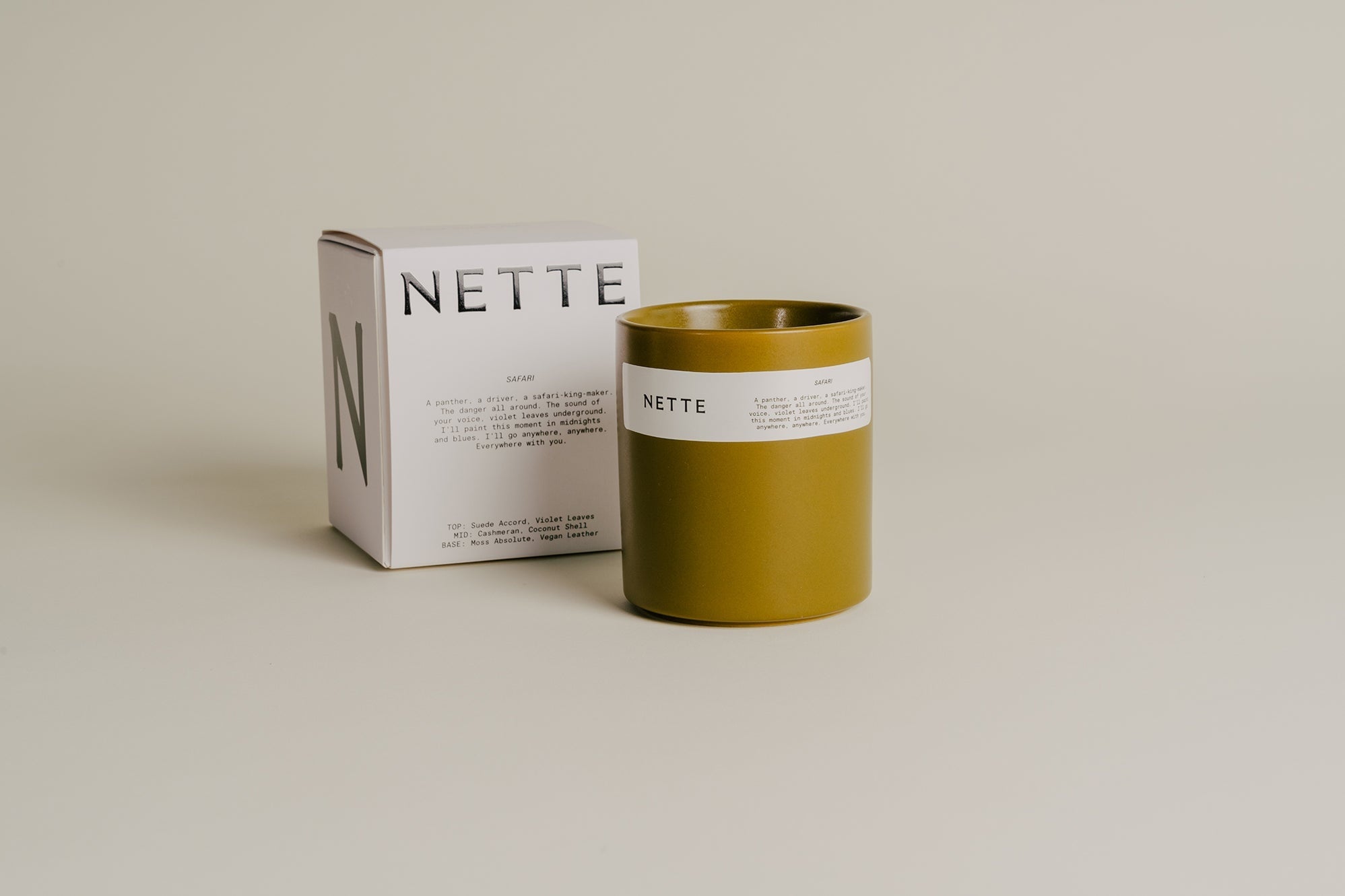 Nette 11 oz. Safari Candle