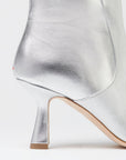 Aeyde Silver Zuri Laminated Ankle Boot
