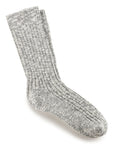 Birkenstock Grey Cotton Slub Socks, 36-38