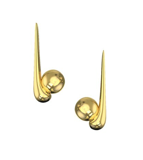 Khiry Tiny Gold Adisa Drop Earrings