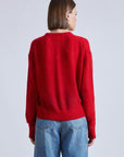 Apiece Apart Softest Tissue Weight Sweater Red