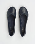 Jamie Haller Navy Ballet Slipper