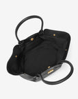 DeMellier New York Black Small Grain Handbag