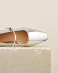 Dear Frances Silver Mary Jane Flat